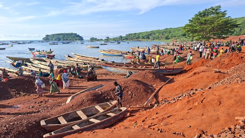 Fishing village at Lake Tanganyika